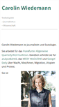 Mobile Screenshot of carolinwiedemann.com